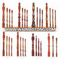 Solid wooden Staircase Column/ Wood stair pillar/ Newel post/Baluster