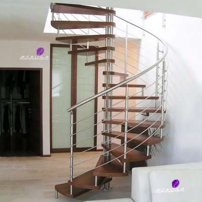 Stainless Helical Stairs Design