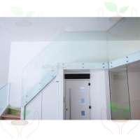 Frameless Glass Balustrade to the existing staircase and mezzanine floor