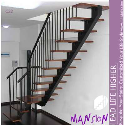 Modular Kit Steel Wood Stairs